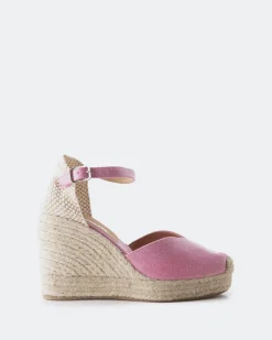 Espadrilles-L'INTERVALLE Petrolina Fuchsia Canvas