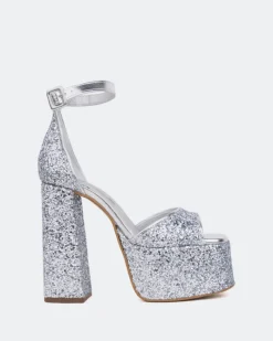 Platform-L'INTERVALLE Philo Silver Glitter