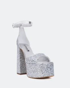 Platform-L'INTERVALLE Philo Silver Glitter