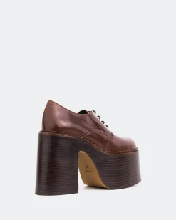 Platforms|Lace-up-L'INTERVALLE Phineas Chestnut Leather