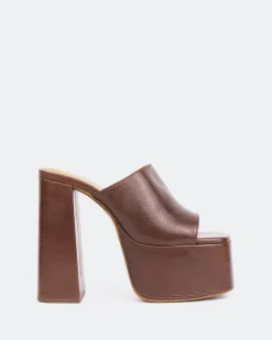 Platform-L'INTERVALLE Piccioli Chestnut Leather
