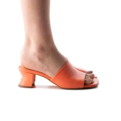 Mid Heels|Mules-L'INTERVALLE Pico Coral Leather