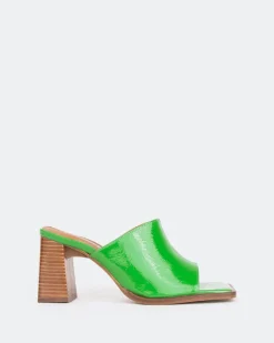 Mid Heels-L'INTERVALLE Pier Green Naplack/Nap.Vert