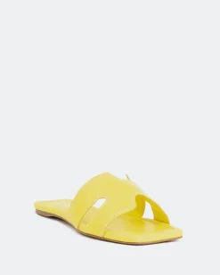 Flats-L'INTERVALLE Placida Yellow Leather