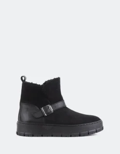 Ankle Boots-L'INTERVALLE Plorin Black Suede