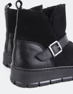 Ankle Boots-L'INTERVALLE Plorin Black Suede
