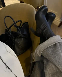 Stretch|Ankle Boots-L'INTERVALLE Point Black Stretch