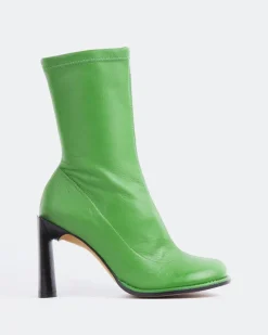 Stretch|Ankle Boots-L'INTERVALLE Point Green Stretch