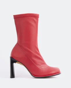 Stretch|Ankle Boots-L'INTERVALLE Point Red Stretch
