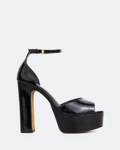 Platform-L'INTERVALLE Porfi Black Naplack