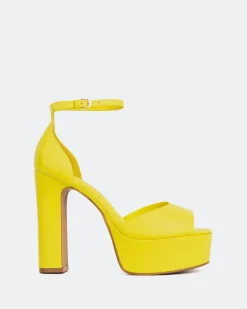 Platform-L'INTERVALLE Porfi Yellow Leather