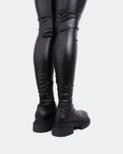 Over-the-knee-L'INTERVALLE Potka Black Stretch