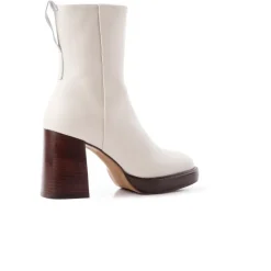 Platform|Ankle Boots-L'INTERVALLE Powell Off White Leather