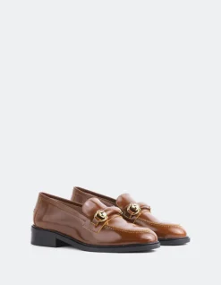 Loafers-L'INTERVALLE Prato Tan Leather