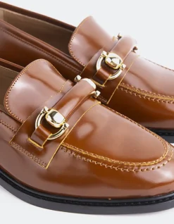 Loafers-L'INTERVALLE Prato Tan Leather