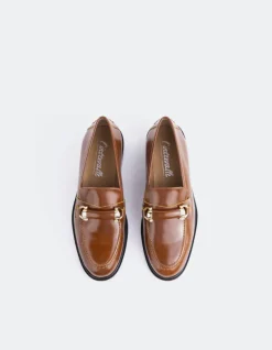 Loafers-L'INTERVALLE Prato Tan Leather