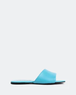 Flats-L'INTERVALLE Proseco Blue Leather