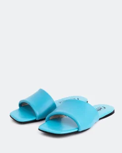 Flats-L'INTERVALLE Proseco Blue Leather