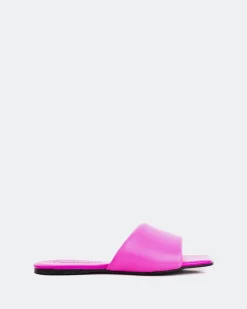 Flats-L'INTERVALLE Proseco Fuschia Leather