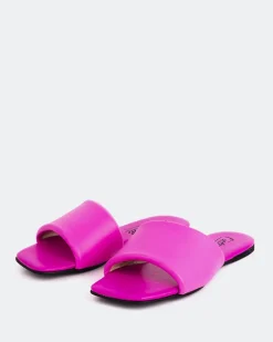 Flats-L'INTERVALLE Proseco Fuschia Leather