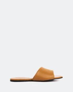 Flats-L'INTERVALLE Proseco Tan Leather