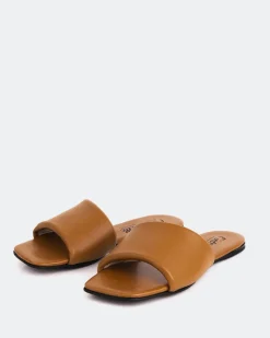 Flats-L'INTERVALLE Proseco Tan Leather