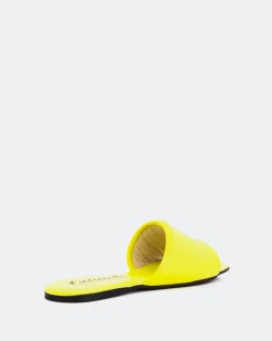 Flats-L'INTERVALLE Proseco Yellow Leather
