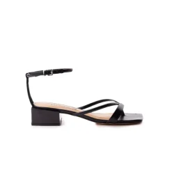Mid Heels-L'INTERVALLE Radiant Black Leather