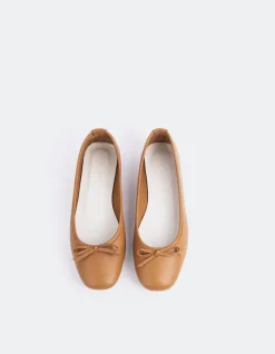 Ballerinas-L'INTERVALLE Ramesses Tan Leather