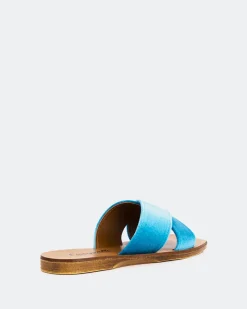 Flats-L'INTERVALLE Ranch Blue Velvet
