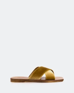 Flats-L'INTERVALLE Ranch Gold Velvet