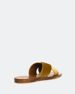 Flats-L'INTERVALLE Ranch Gold Velvet