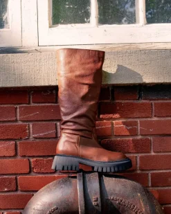 Tall Boots-L'INTERVALLE Rector Tan Leather