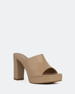 Platform-L'INTERVALLE Republic, Tan Leather/Cuir Ocre