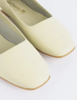 Ballerinas-L'INTERVALLE Reubena Green Leather