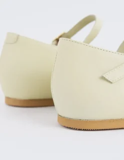 Ballerinas-L'INTERVALLE Reubena Green Leather