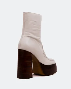 Platform|Ankle Boots-L'INTERVALLE Rodrigo Off White Leather