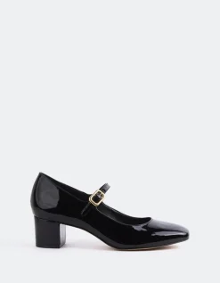 Mary-jane-L'INTERVALLE Rosalba Black Patent