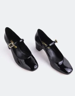 Mary-jane-L'INTERVALLE Rosalba Black Patent