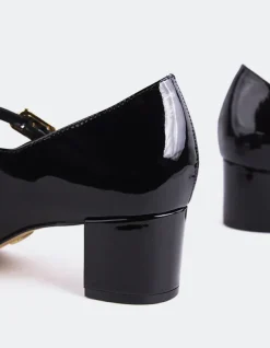 Mary-jane-L'INTERVALLE Rosalba Black Patent