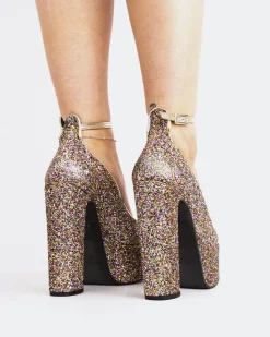 Platforms-L'INTERVALLE Runway Brown Glitter