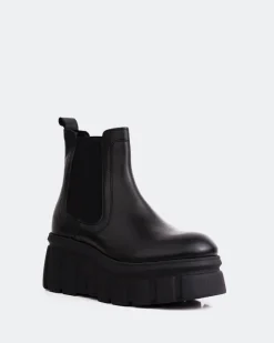 Ankle Boots-L'INTERVALLE Rupert Black Leather