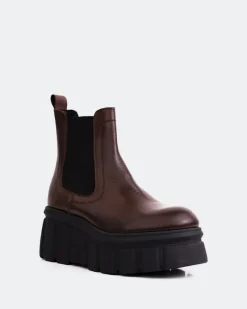 Ankle Boots-L'INTERVALLE Rupert Brown Leather
