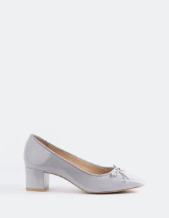 Pumps-L'INTERVALLE Ruslan Lt. Grey Patent