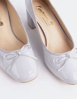 Pumps-L'INTERVALLE Ruslan Lt. Grey Patent