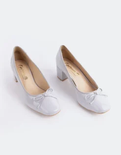 Pumps-L'INTERVALLE Ruslan Lt. Grey Patent