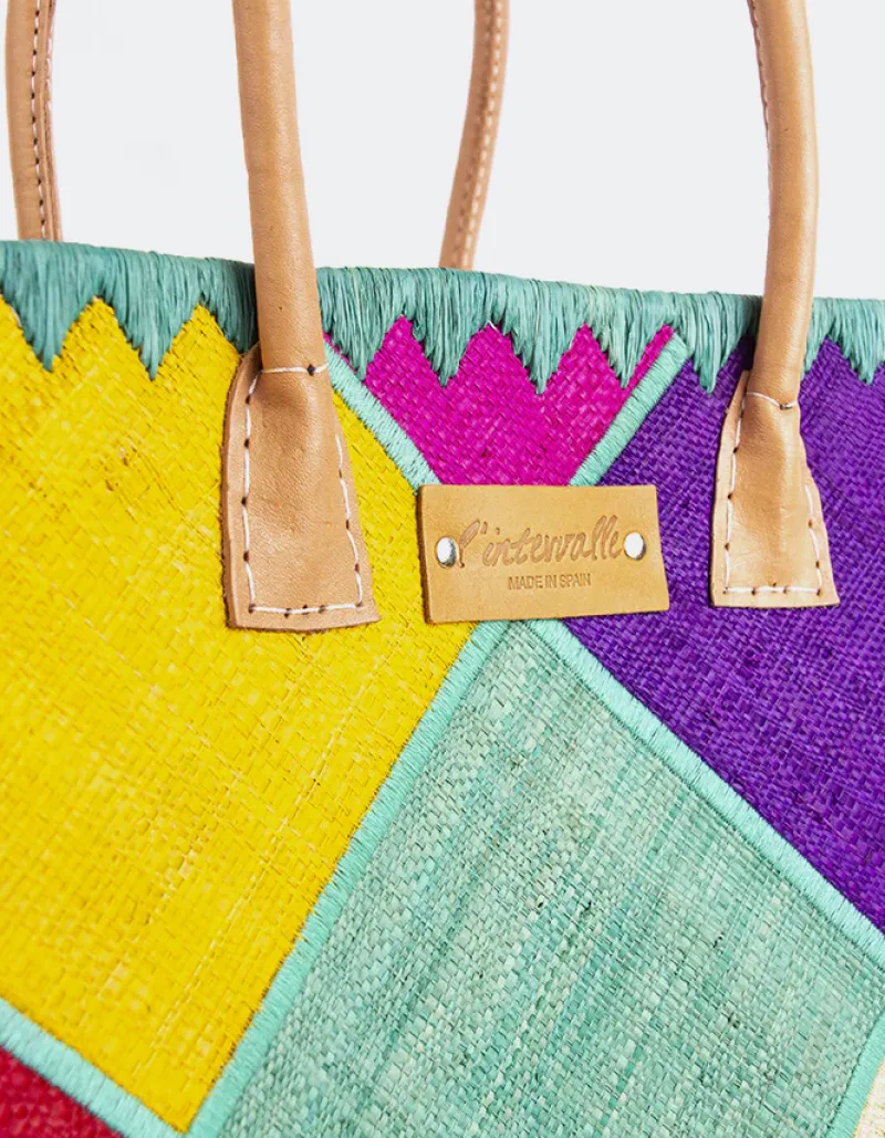 Tote Bag-L'INTERVALLE Santalucia Multi Color