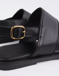 Flats-L'INTERVALLE Sauvestre Black Leather