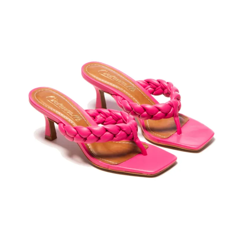 Mid Heels-L'INTERVALLE Saxony Fuchsia Leather