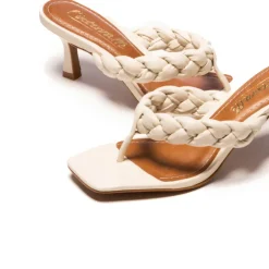 Mid Heels-L'INTERVALLE Saxony Off White Leather
